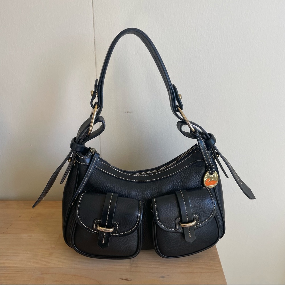Vintage Dooney & Bourke Pocketed Shoulder Bag
